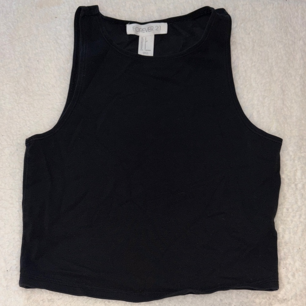 Forever 21 Classic Black Tank Top